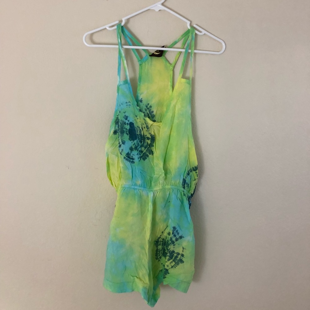 🌙Blu Moon🌙 Tie Dye Green and Blue Jumper🌈